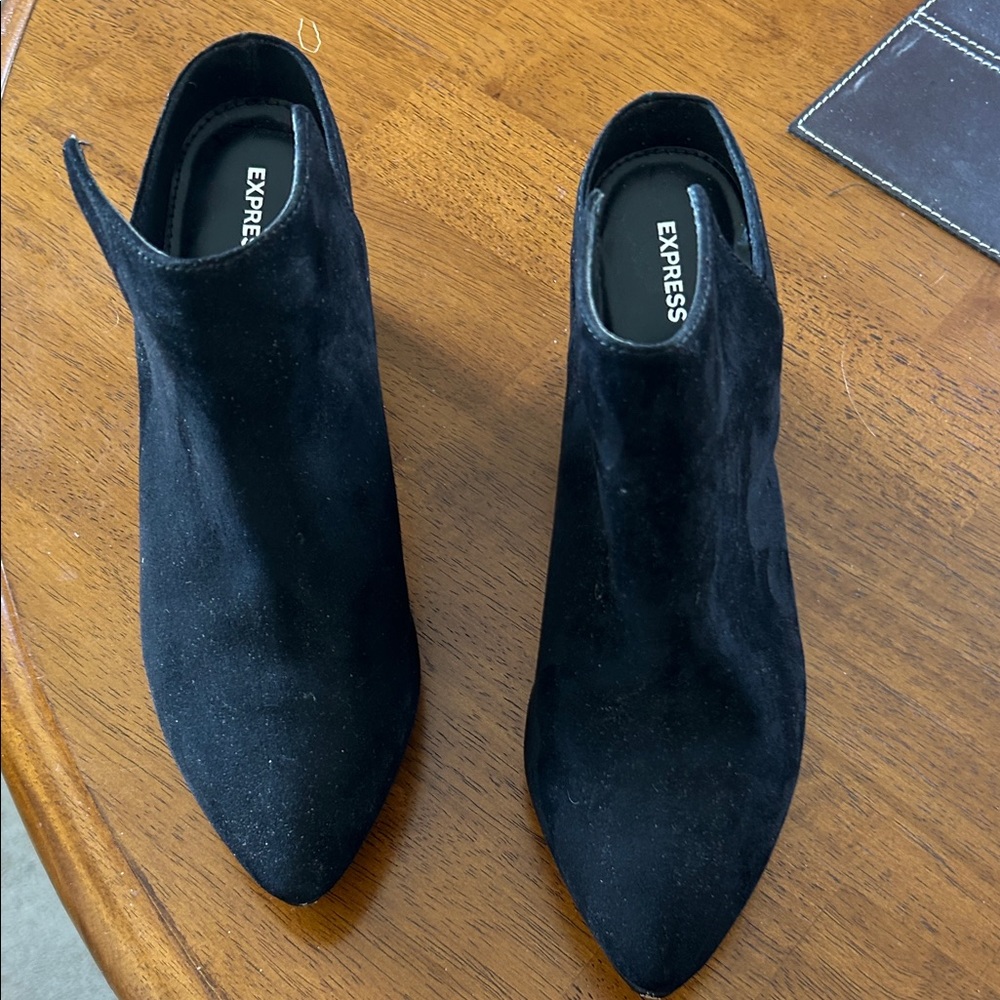 Express Black Ankle Booties for Women
